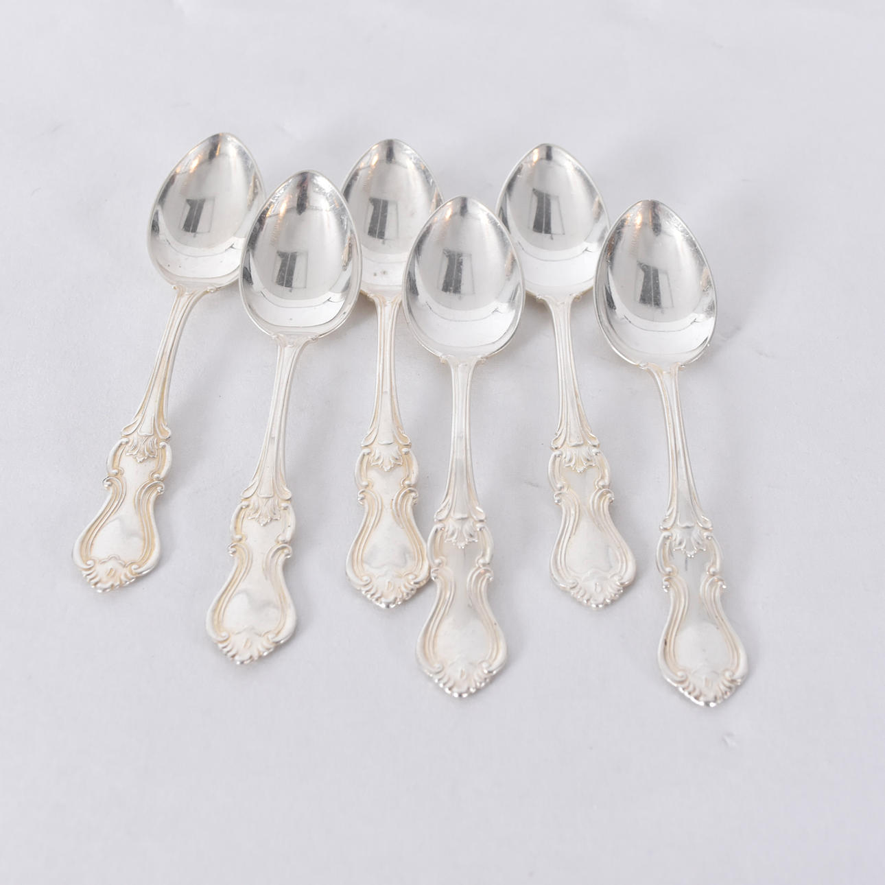 KAFFESKEDAR 6 st, silver, Olga.