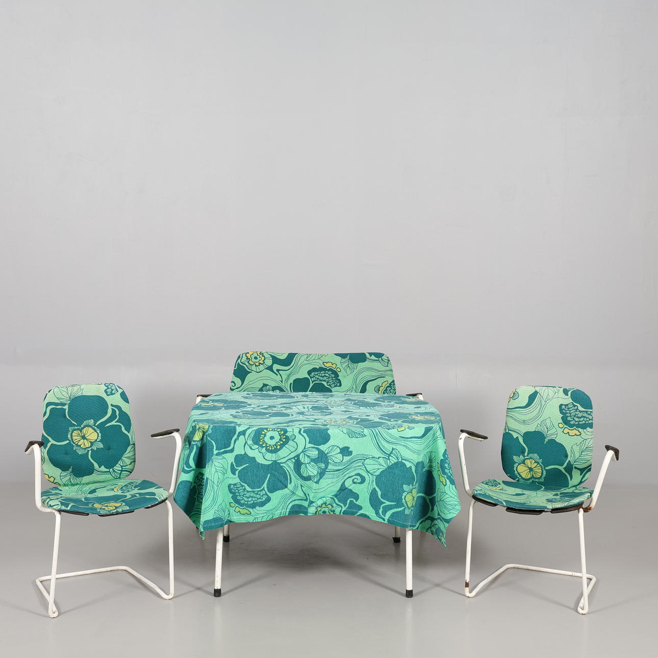 TRÄDGÅRDSGRUPP 5 delar 1900-talets mitt.
