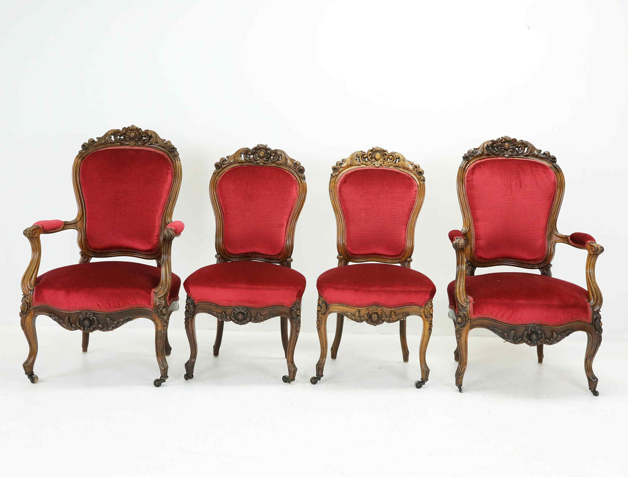 STOLAR, 4 st, mahogny, 1800-tal.