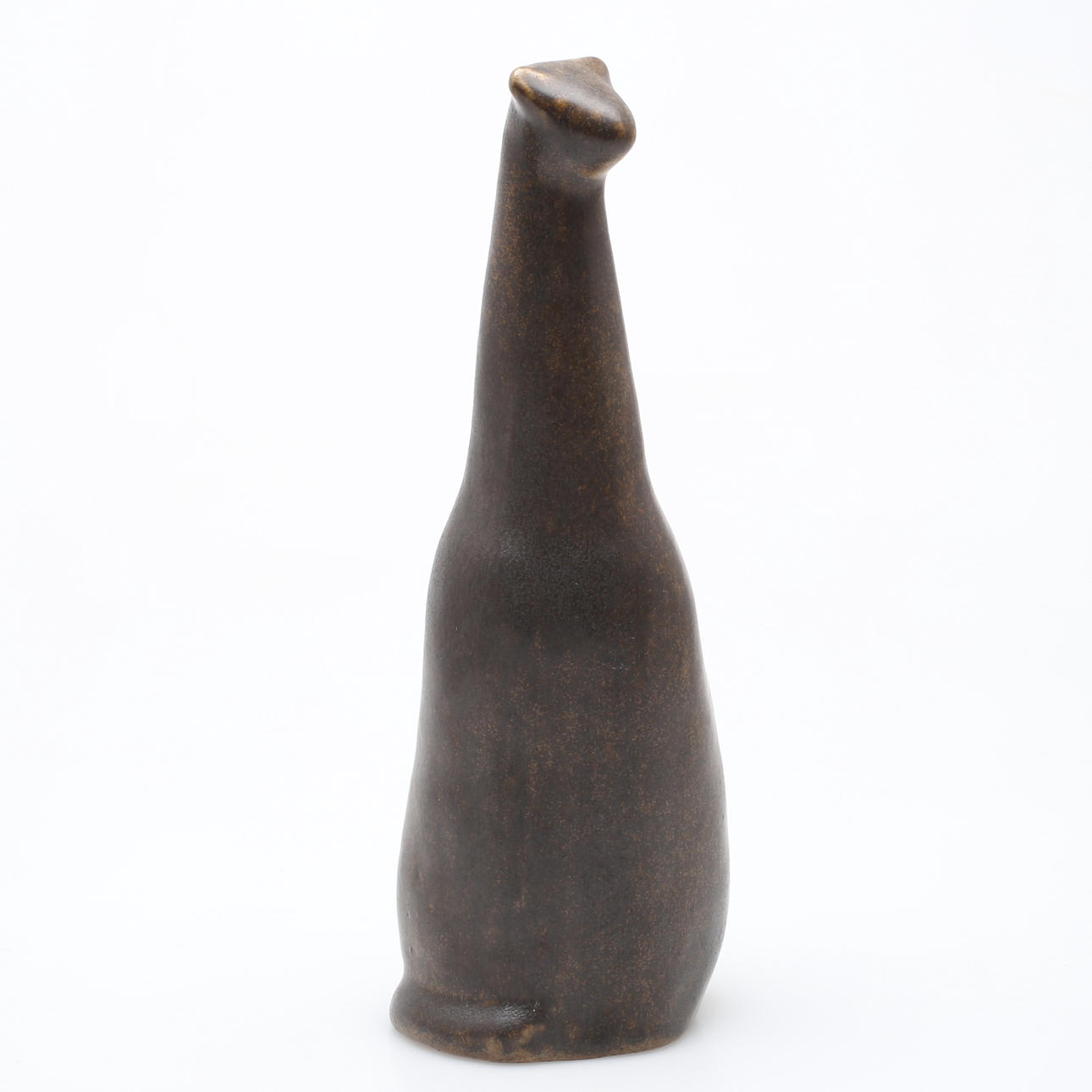 SKULPTUR, katt, stengods, Åke Holm, Höganäs.