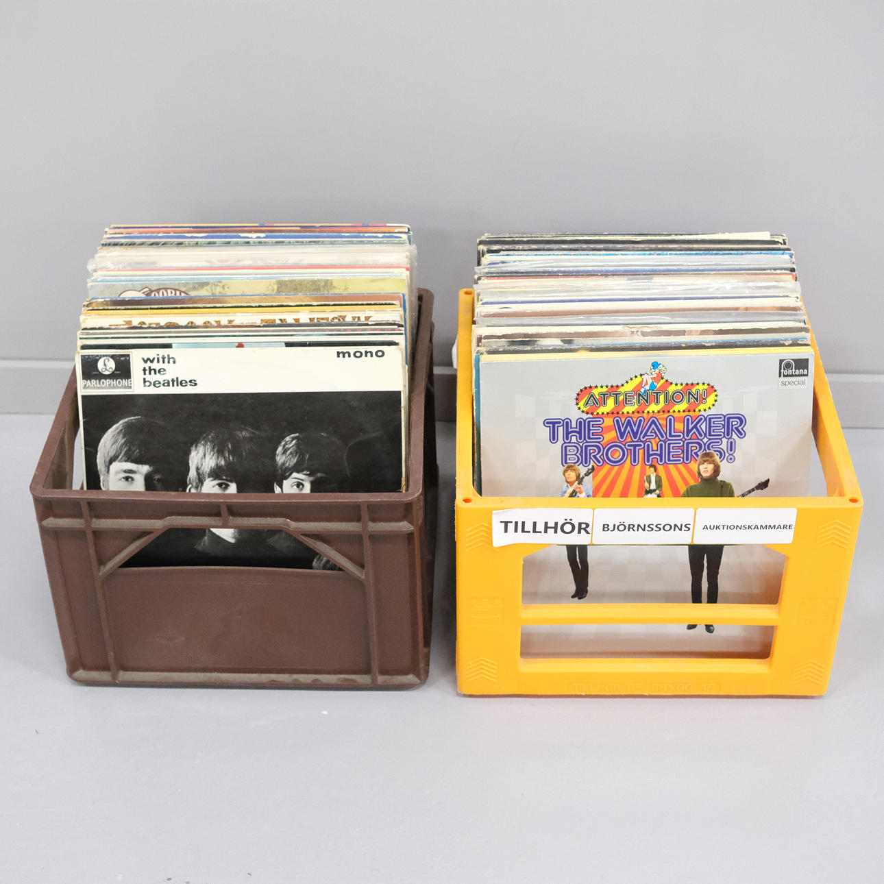 SAMLING VINYLSKIVOR, CA 104 STYCKEN.