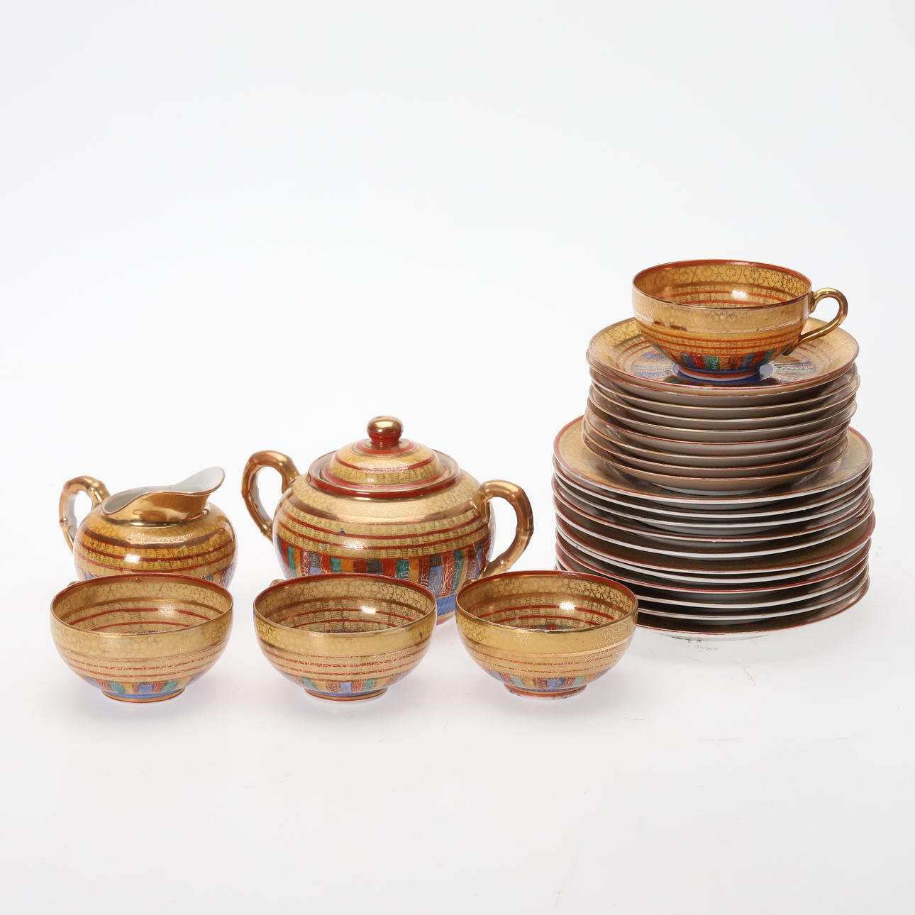 KAFFESERVIS, 1900-tal, Japan, 26 delar.