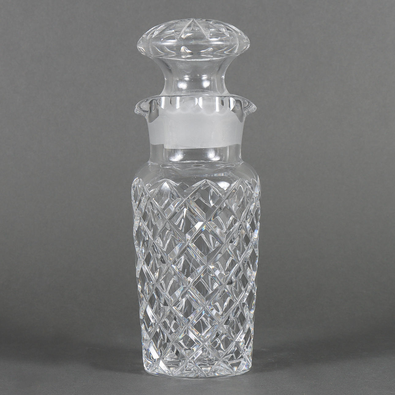 SHAKER rutslipad kristall, 1900-tal.