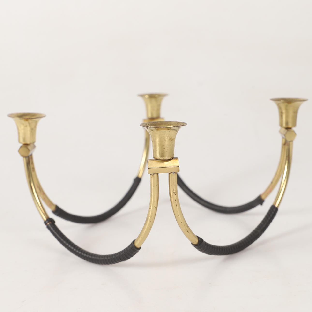 LJUSSTAKE, mässing, 1900-tal.
