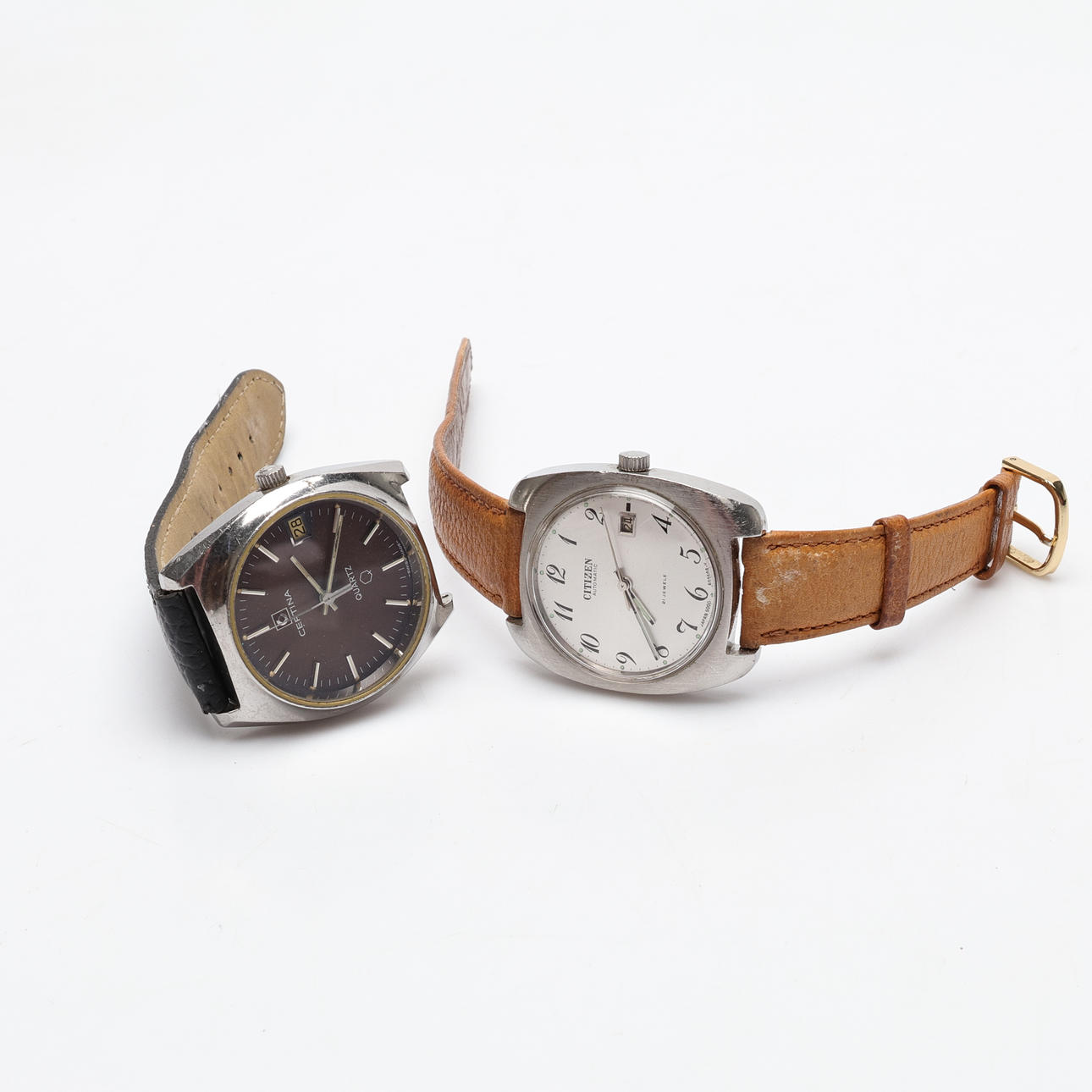 ARMBANDSUR, två stycken, Certina, Citizen.