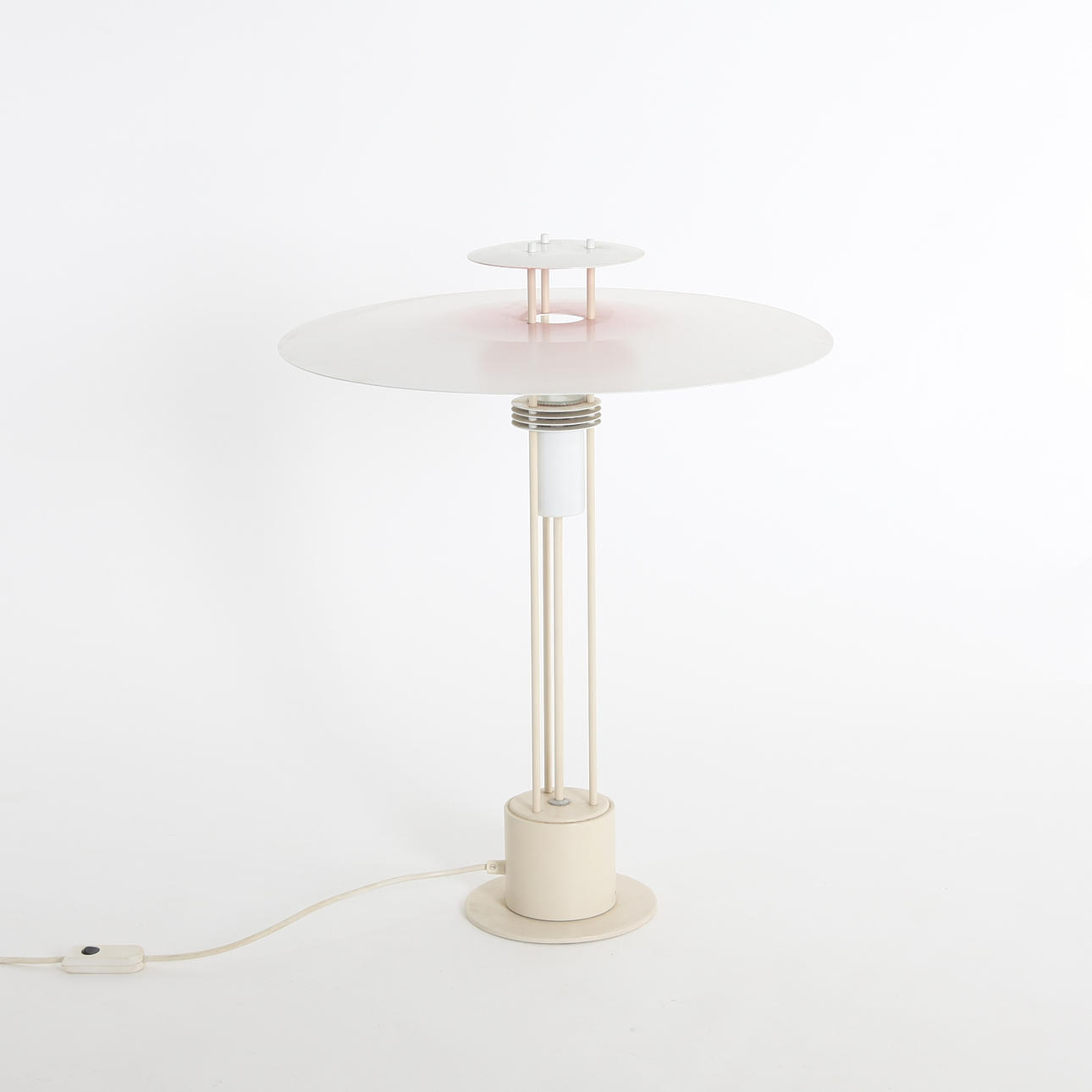 BORDSLAMPA, Danmark 1900-talets senare del.