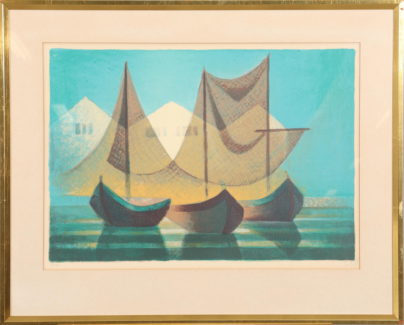 LOUIS TOFFOLI. LITHOGRAPH, signed and numbered.