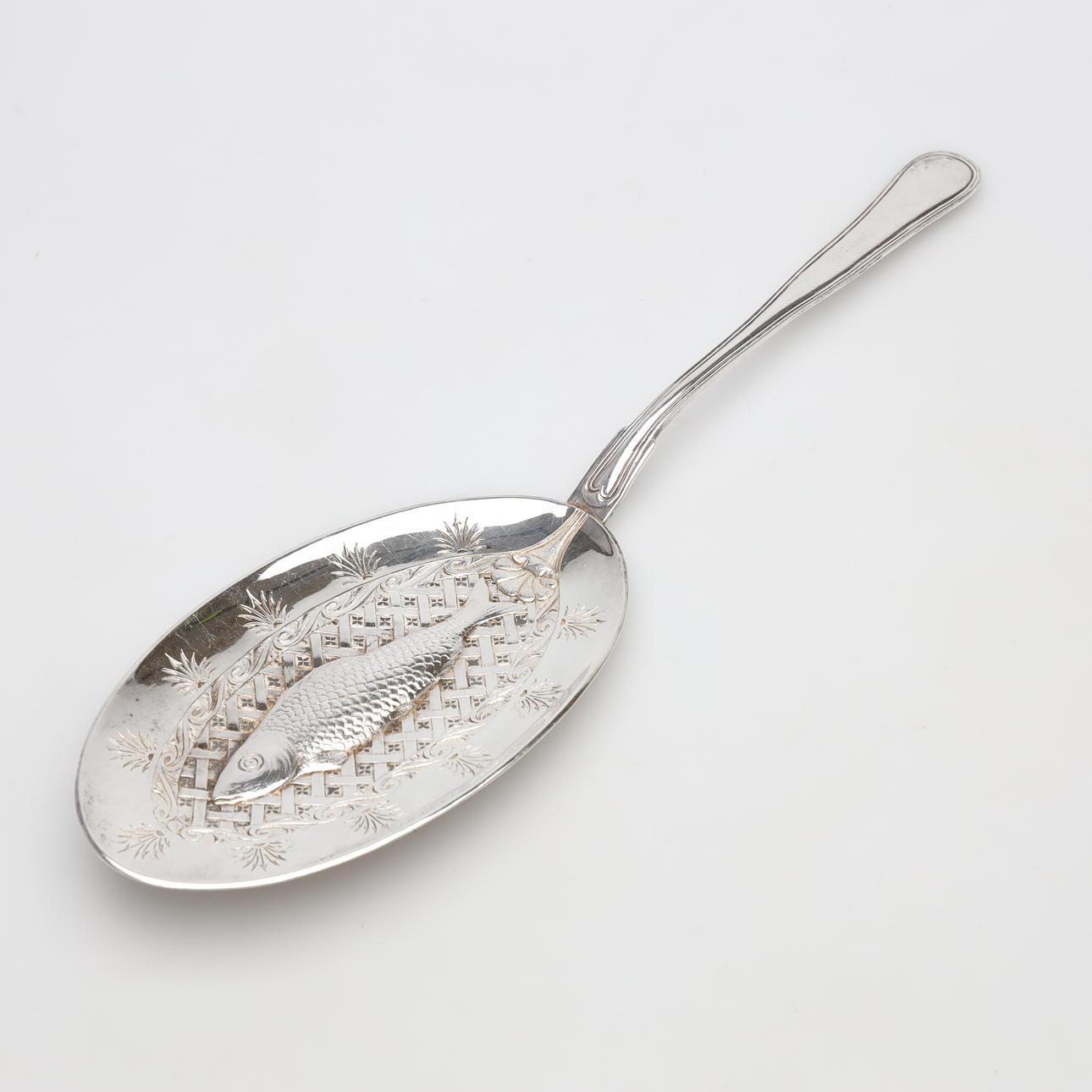 FISKSPADE, metall.
