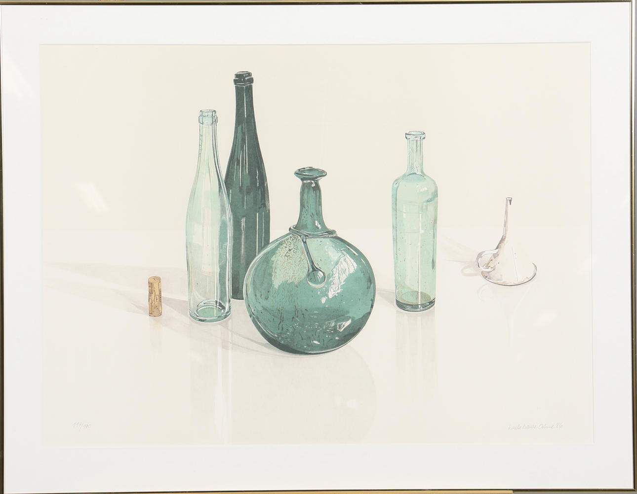 URSULA KRAUSE OEHME. LITHOGRAPH, signed, dated and numbered.
