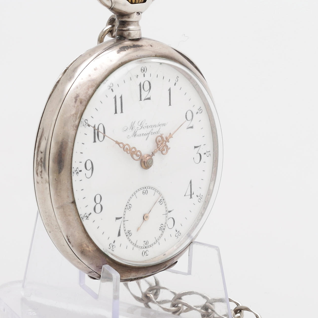 FICKUR, silver, 1900-talets första hälft.