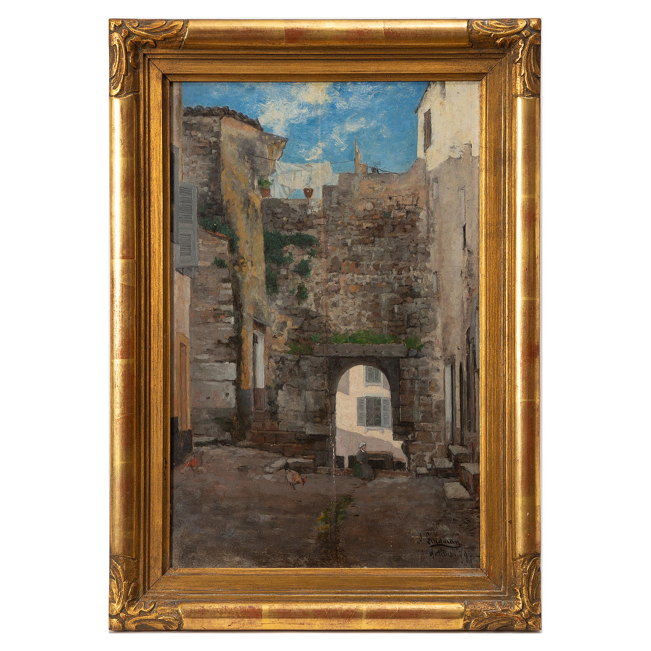 AXEL LINDMAN. "Antibes".