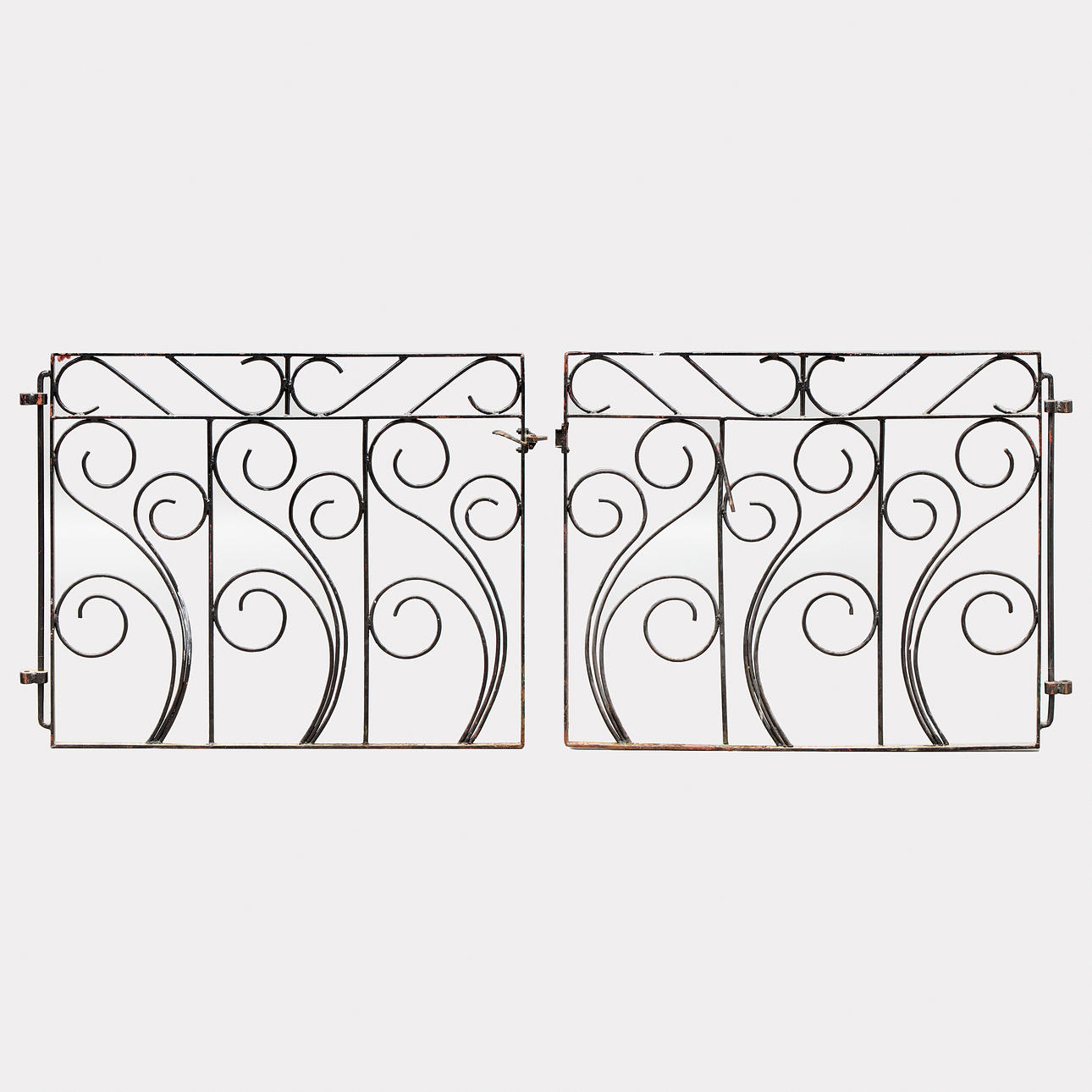 GATE. Wrought iron, "JP No 7", mid-20th century.