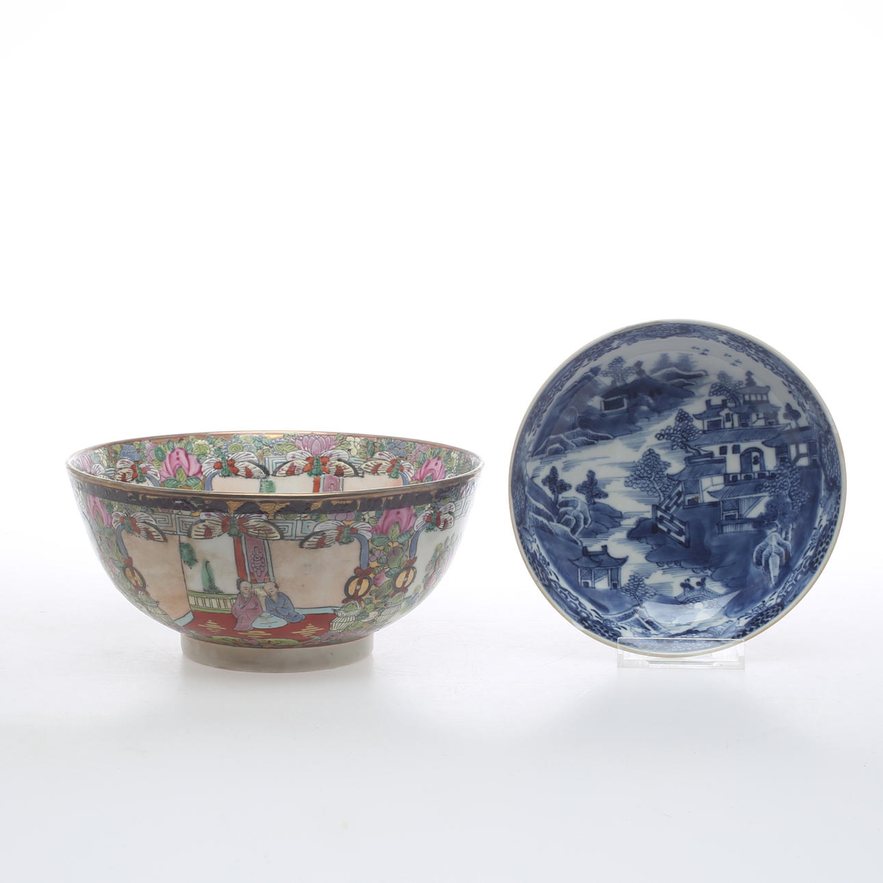 FAT samt SKÅL, porslin, Kina.