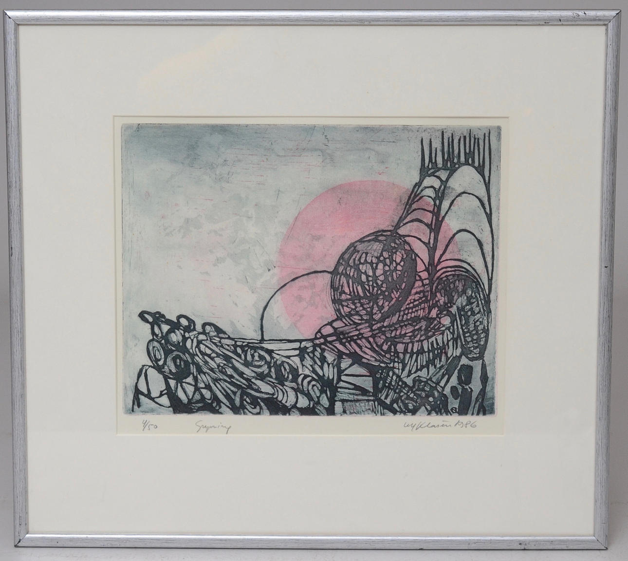 ULF CLASÉN. LITOGRAFI, komposition.