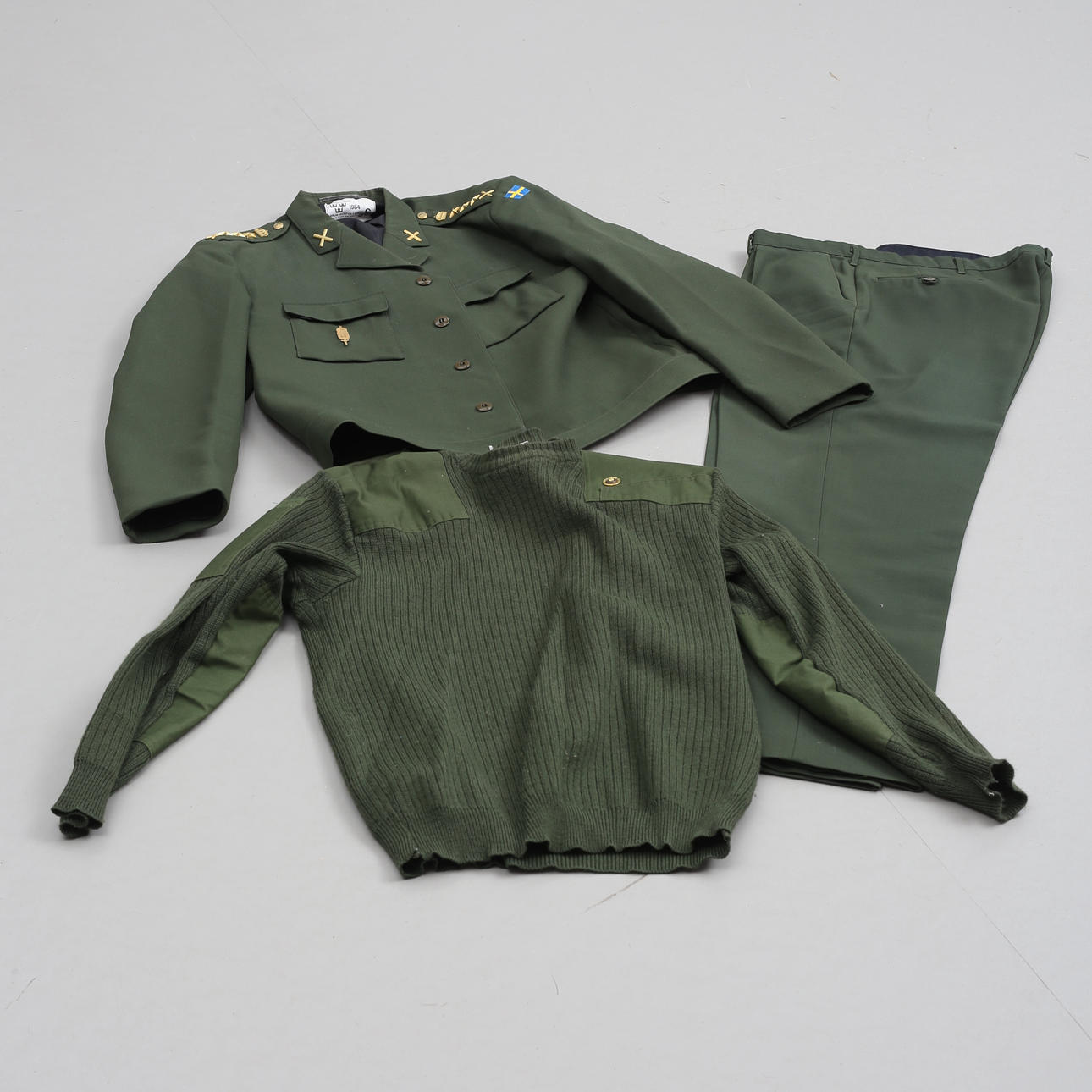 INFANTERIUNIFORM, överste svenska armén, 1980-tal.