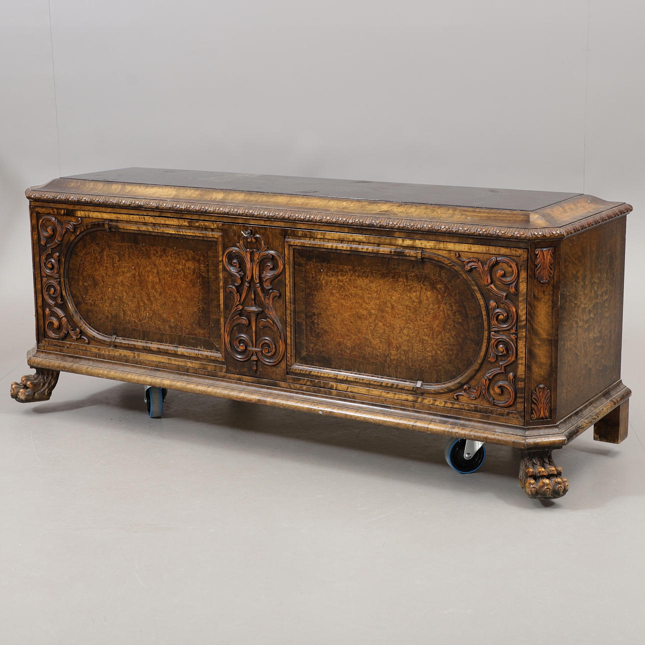 SIDEBOARD, björk/masurbjörk, 1940-tal.