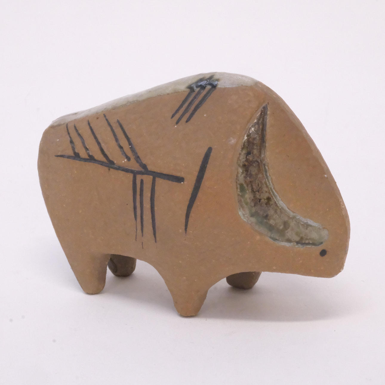 LISA LARSON. FIGURIN, BISONOXE, GUSTAVSBERG.