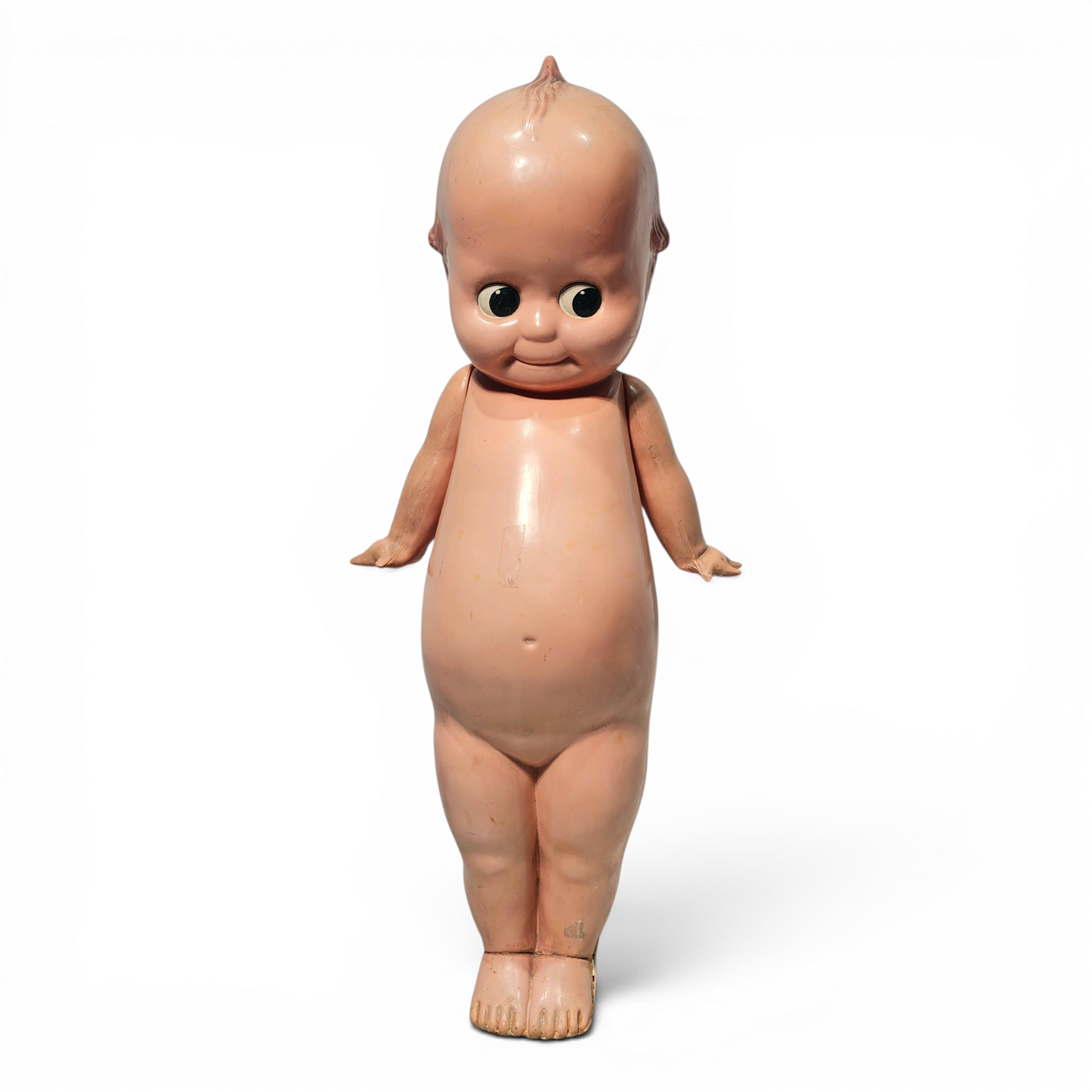 Antique composition Kewpie doll, 1950s-70s.