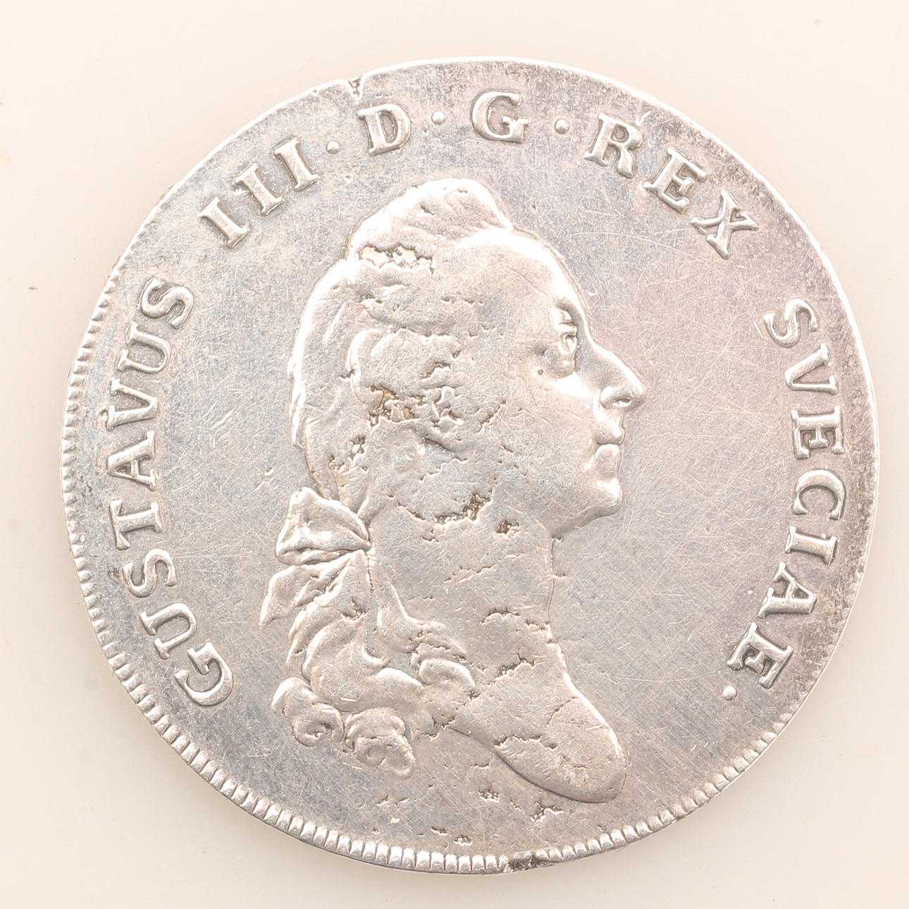MYNT, silver, Gustav III, 3 daler, 1775.