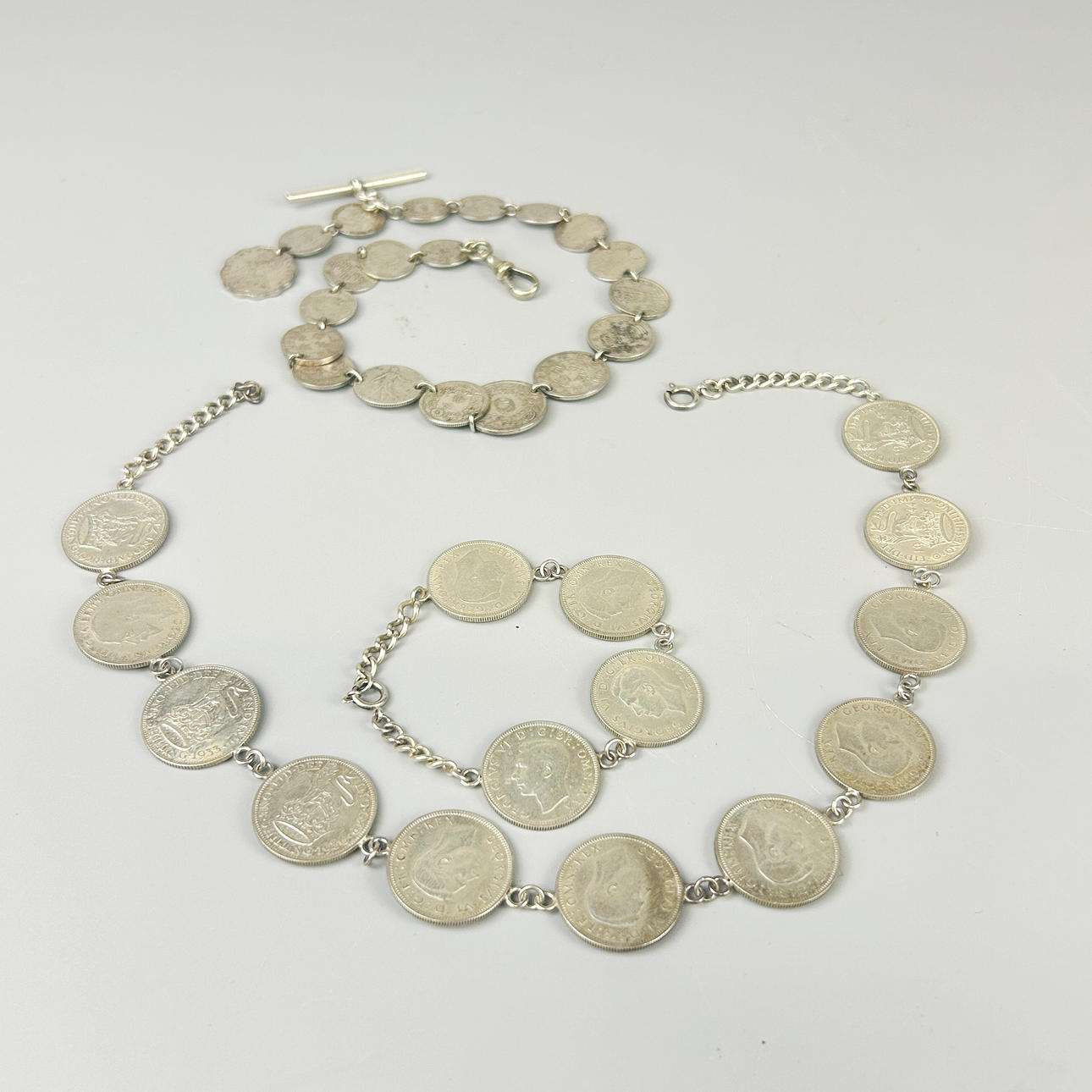 COIN BRACELET, FOB CHAIN, ETC. Coins, Medals & Stamps - Coins ...