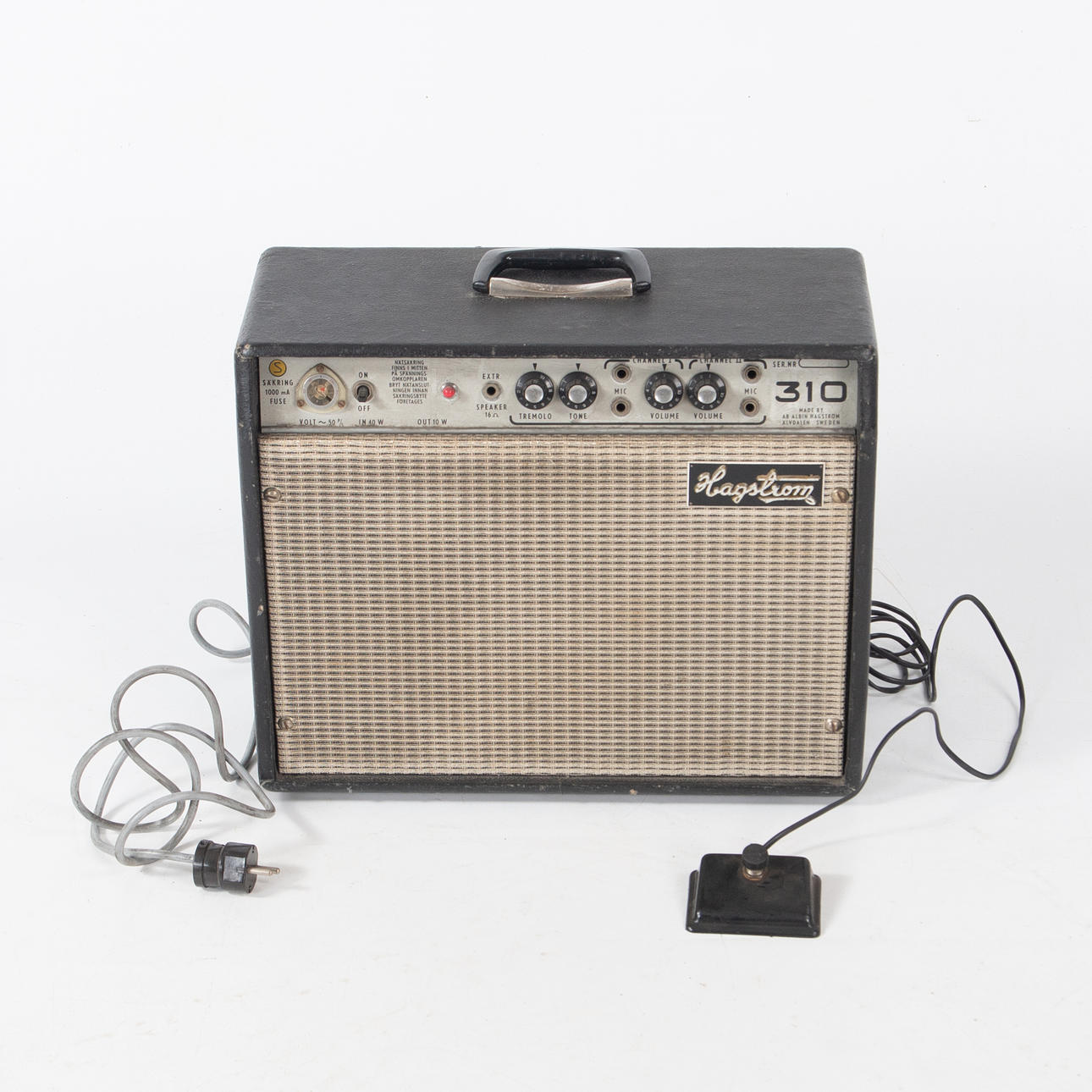 RÖRFÖRSTÄRKARE, HAGSTRÖM 310, ca 1968.