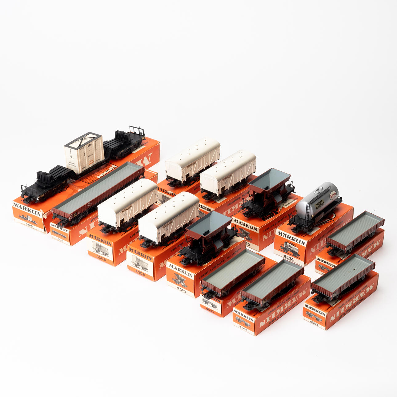 MÄRKLIN vagnar ca 13 st i originalkartonger.