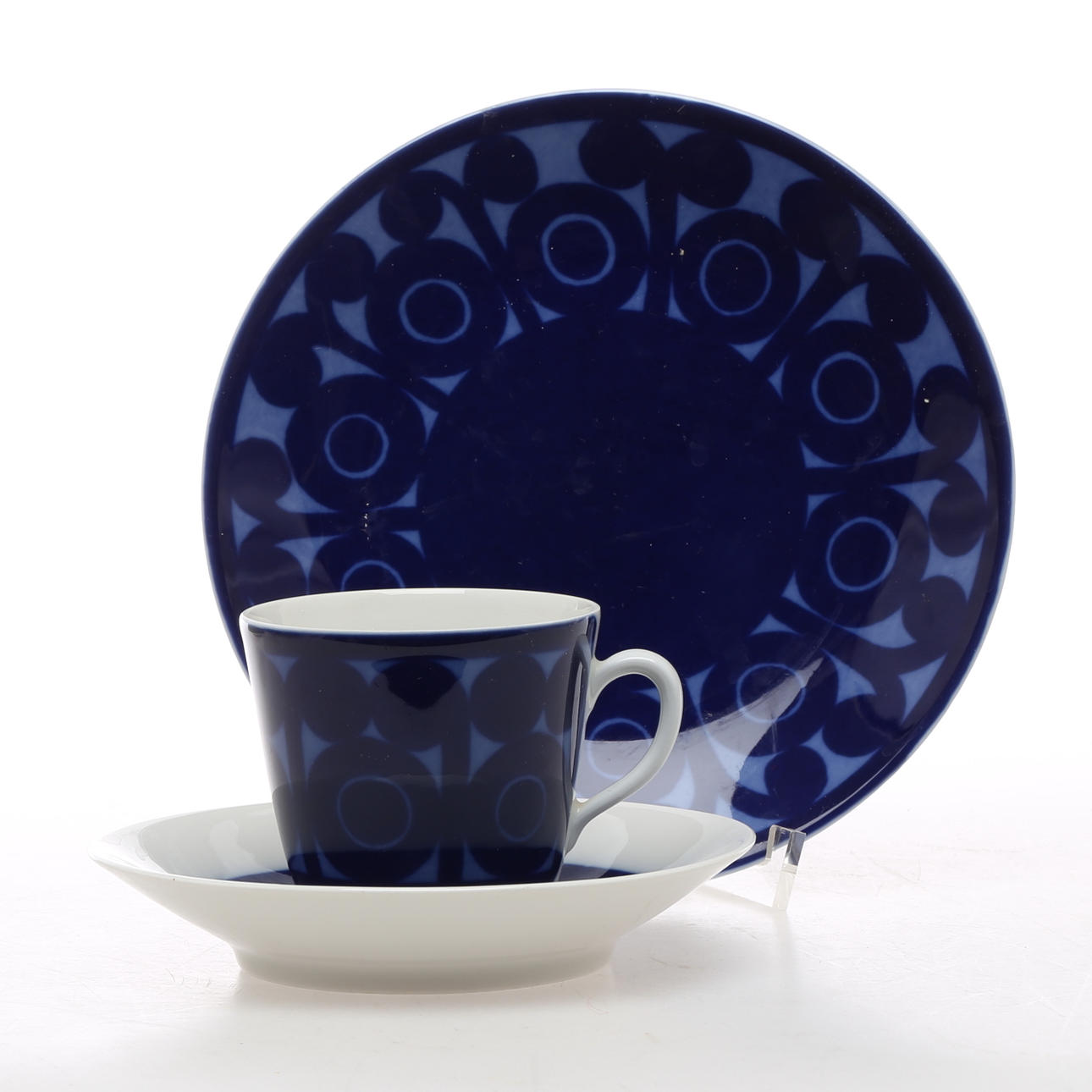 KAFFESERVISDELAR, 15 delar, porslin, "Agda", Christina Campell, Rörstrand.