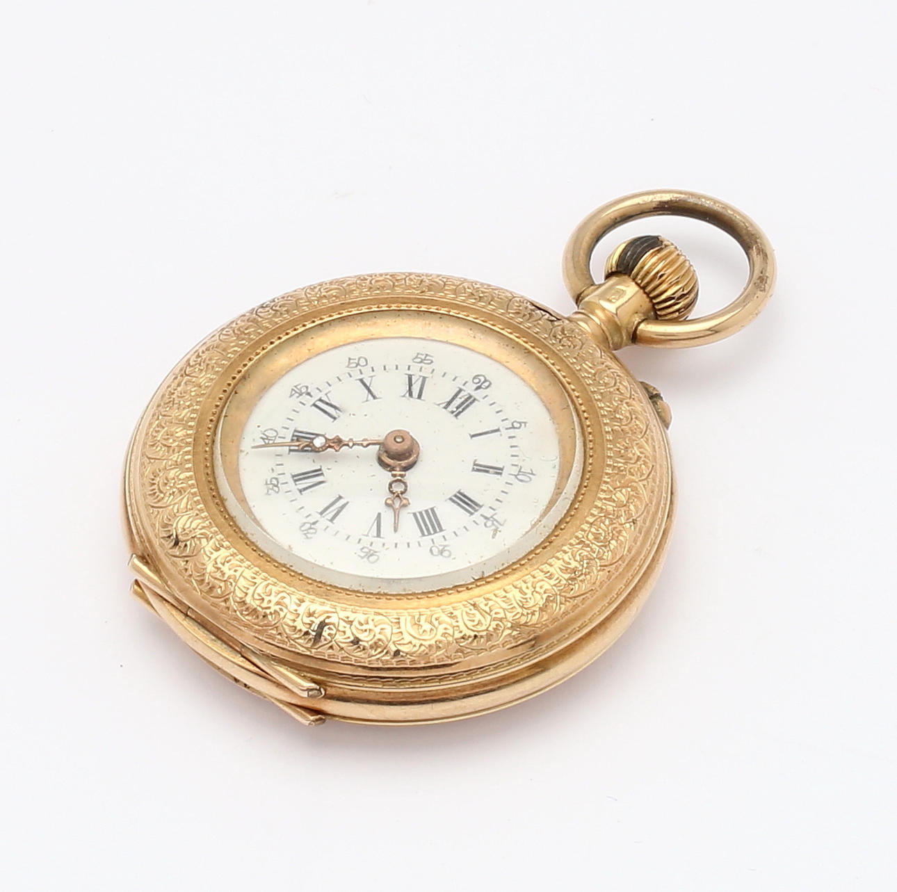 Fickur, sk mormorsur, 14K guld. 1800-talets andra del.