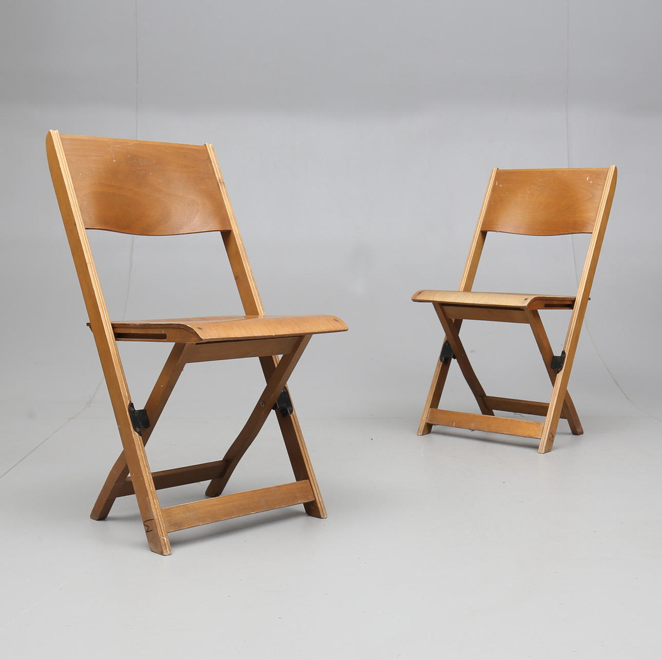 KLAPPSTOLAR, ett par, Topp Stolen Elite Design, 1900-talets mitt.