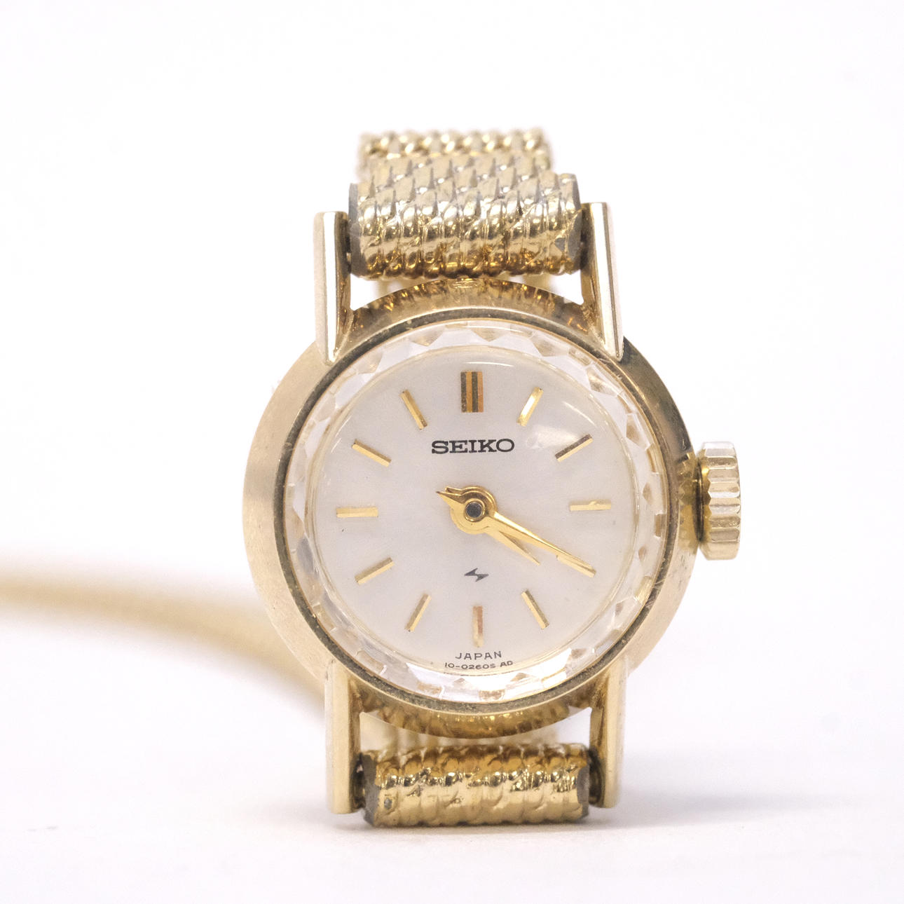 DAMARMBANDSUR, SEIKO, 18K GULD.