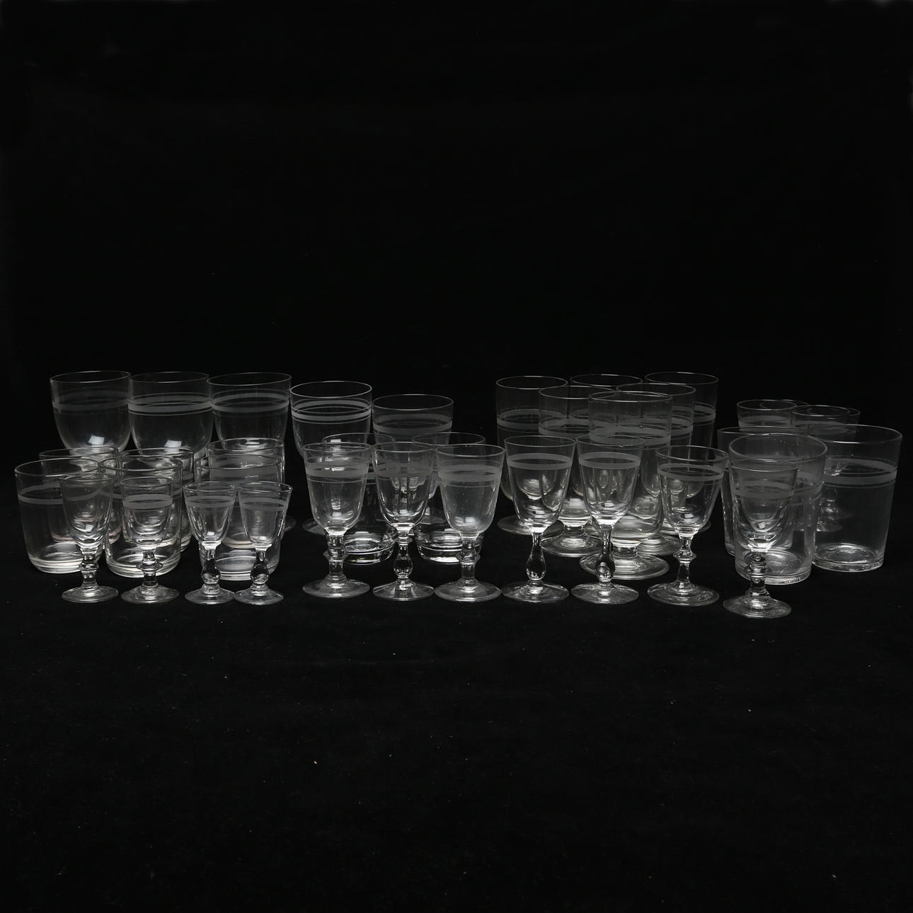 SERVISGLAS 36 delar, Rydbergsglas.