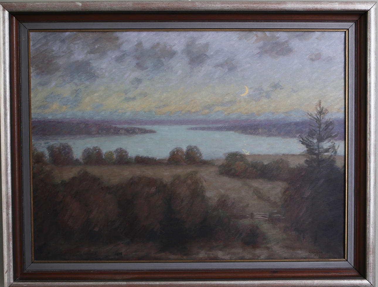 LEOPOLD MORSING. Kustmotiv, olja på duk, signerad, 1900-talets första hälft.