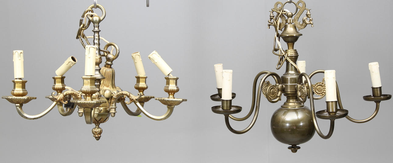 TAKLAMPOR, 2 st 1930-40-tal.