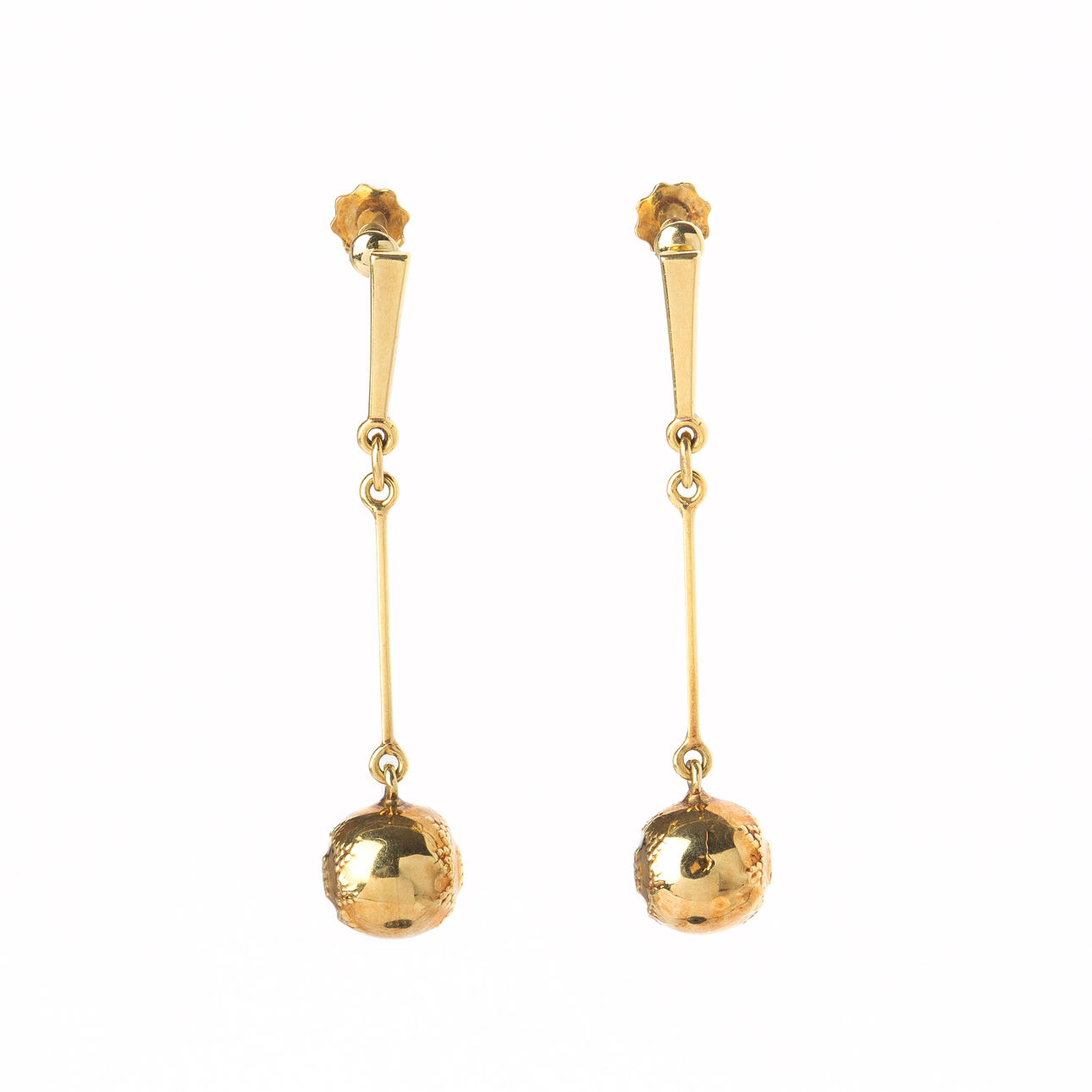 ÖRHÄNGEN, 14K guld.