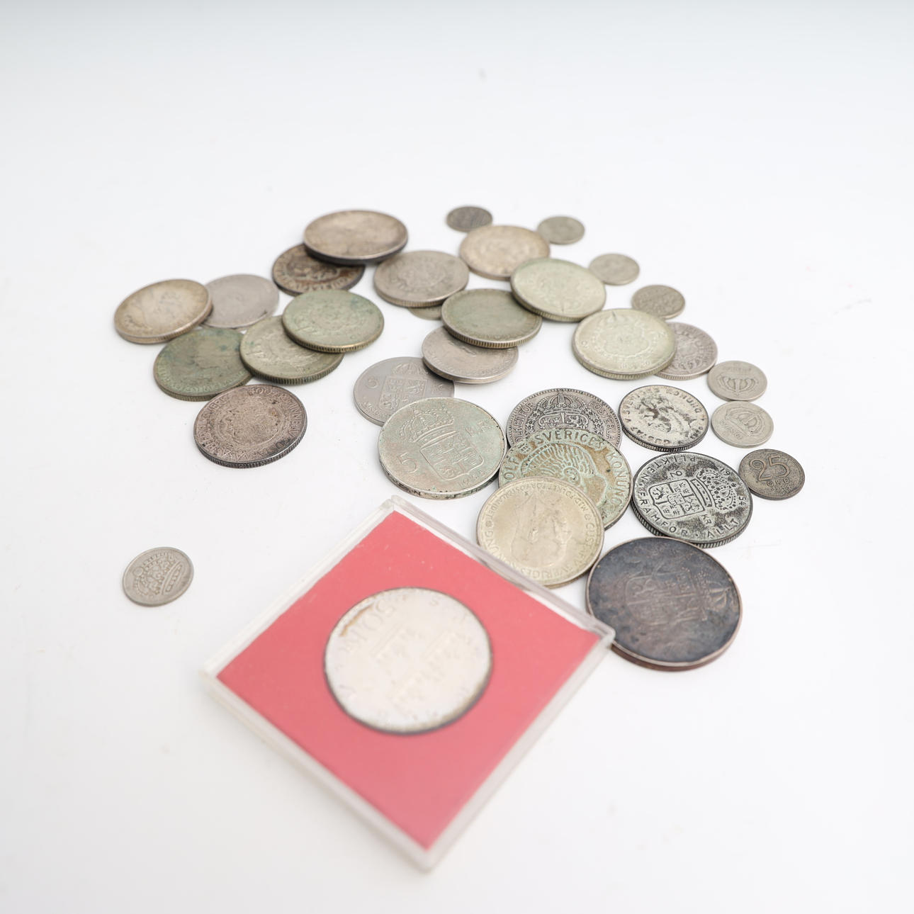 SILVERMYNT, värdemynt 385gram.