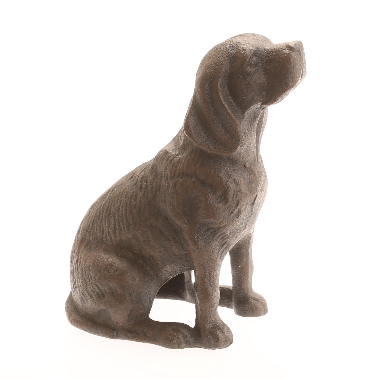 SKULPTUR, hund, gjutjärn, samtida.