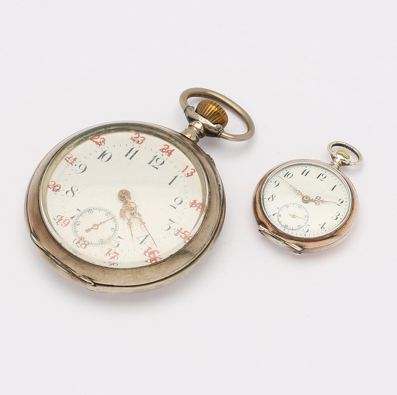 FICKUR, 2 st, silver, bla Ancre.