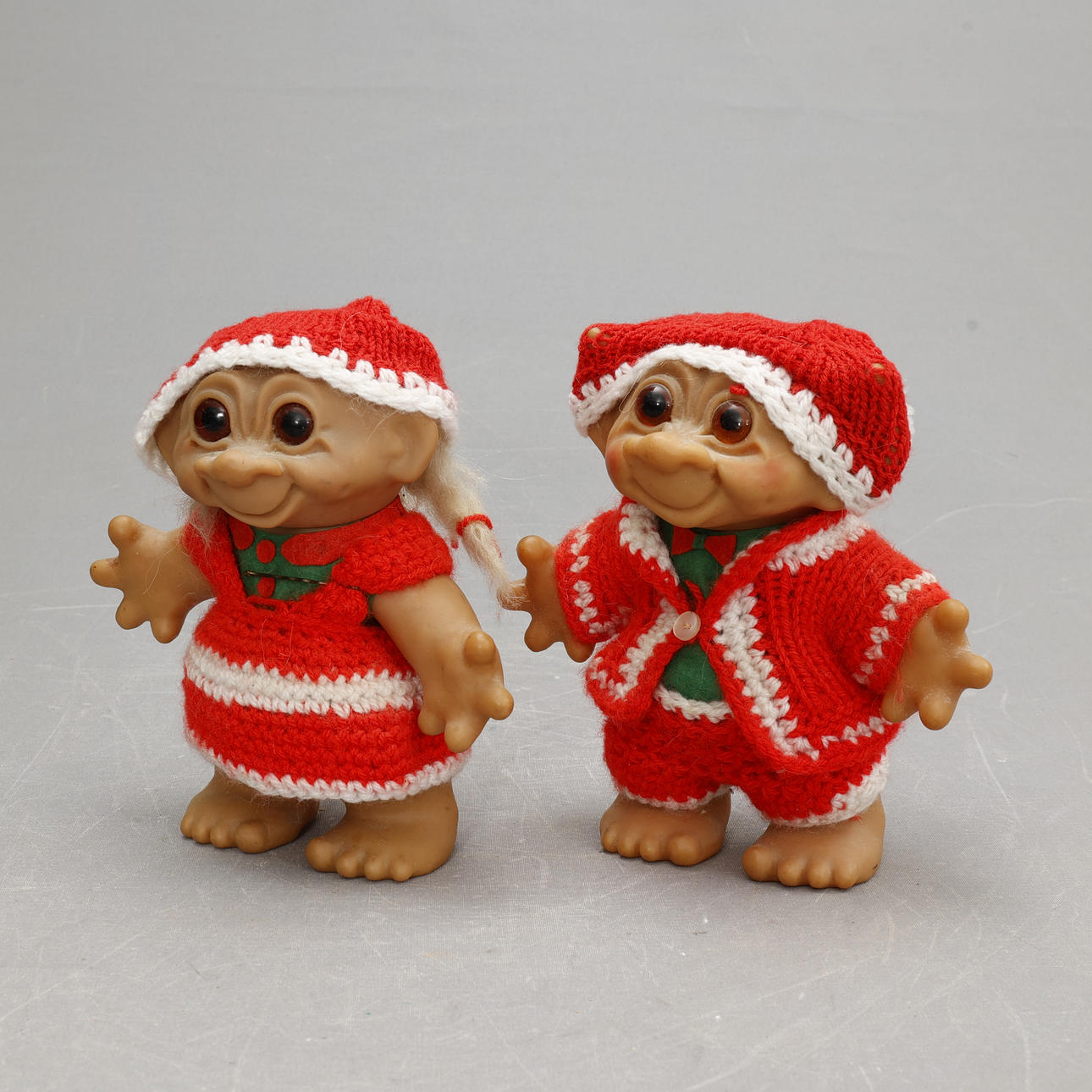 TOMAS DAM. TROLL, 2 stycken, Danmark, 1980-tal.