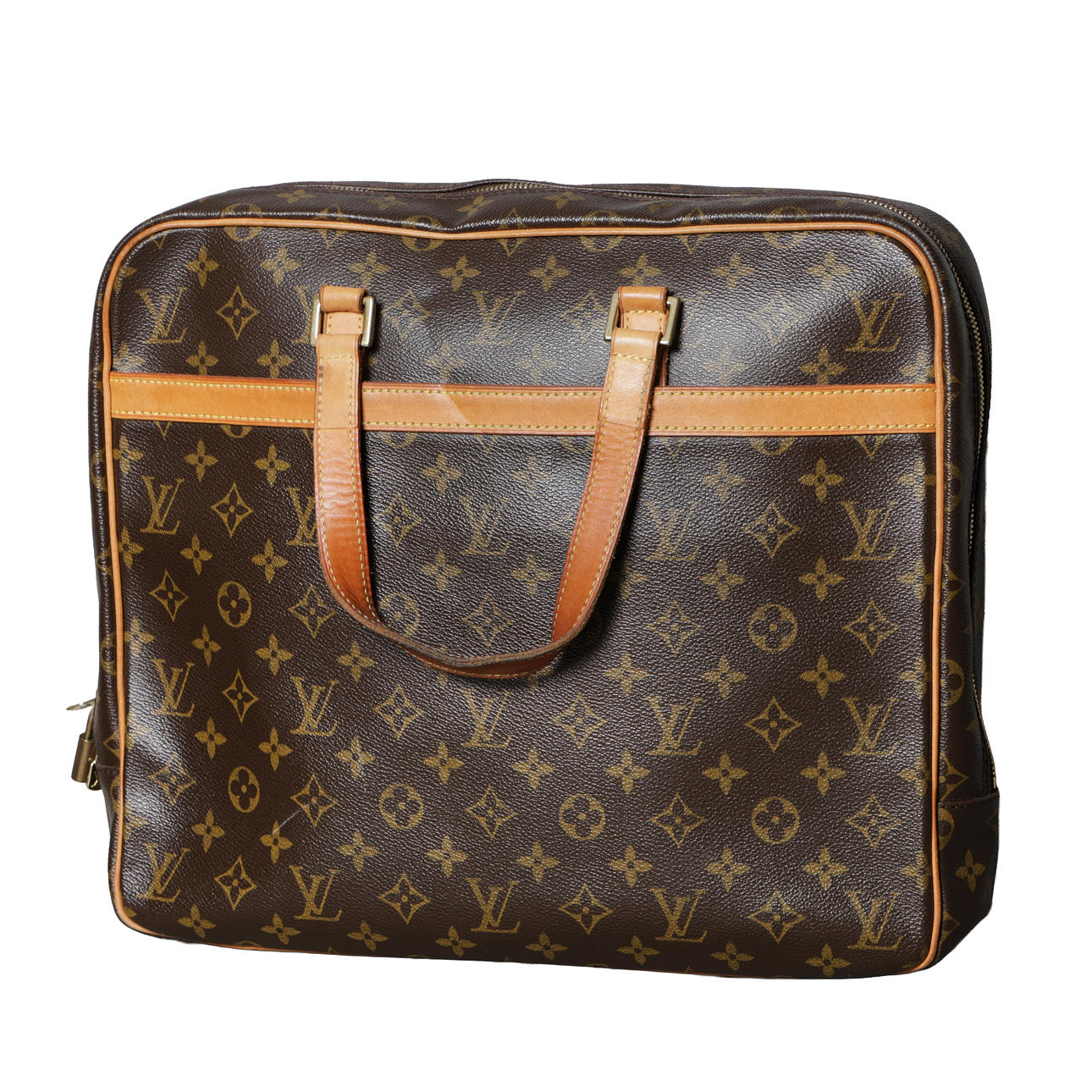 A LOUIS VUITTON VINTAGE PORTE DOCUMENTS PEGASE IN MONOGRAM.