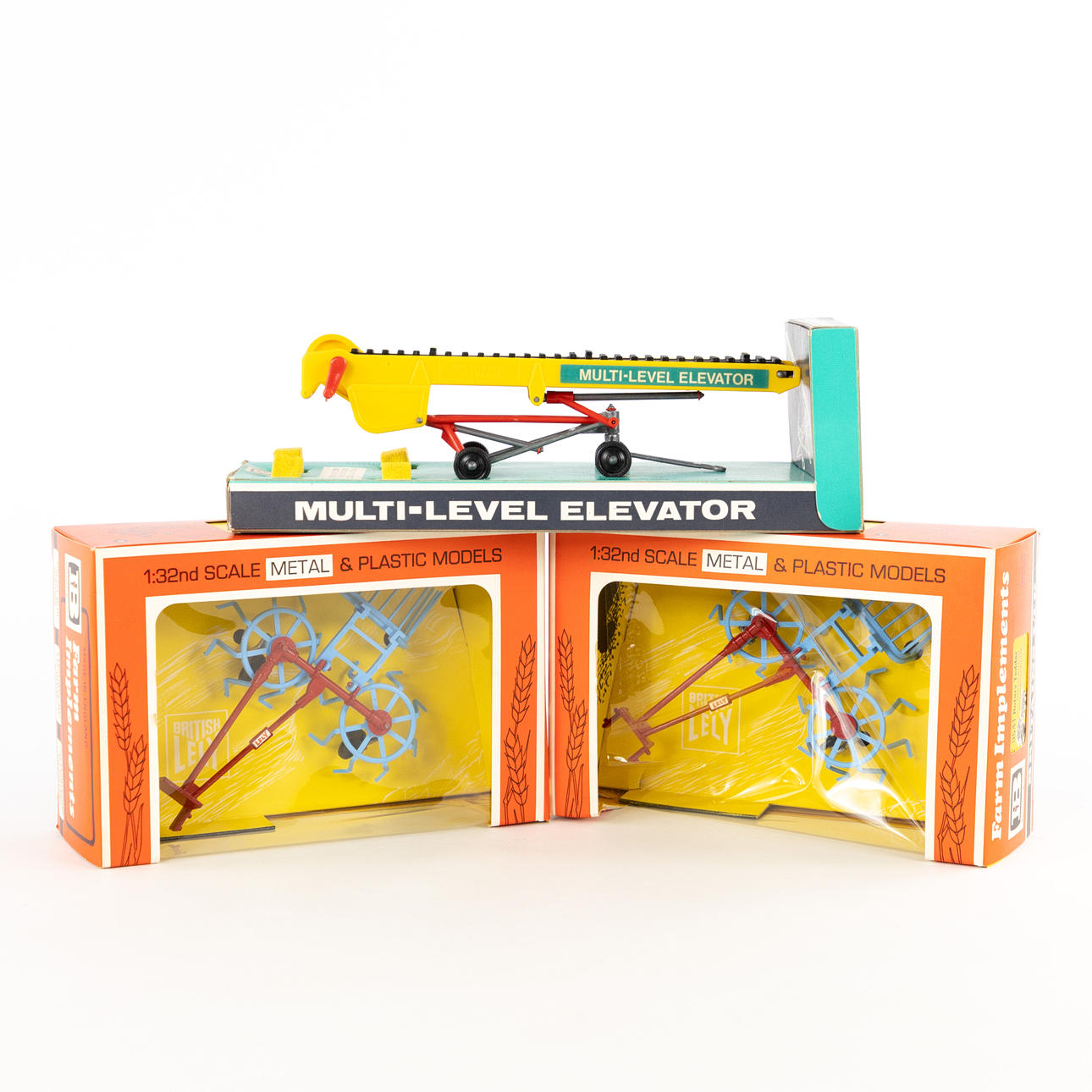 BRITAINS, agricultural machinery, 3 pcs.