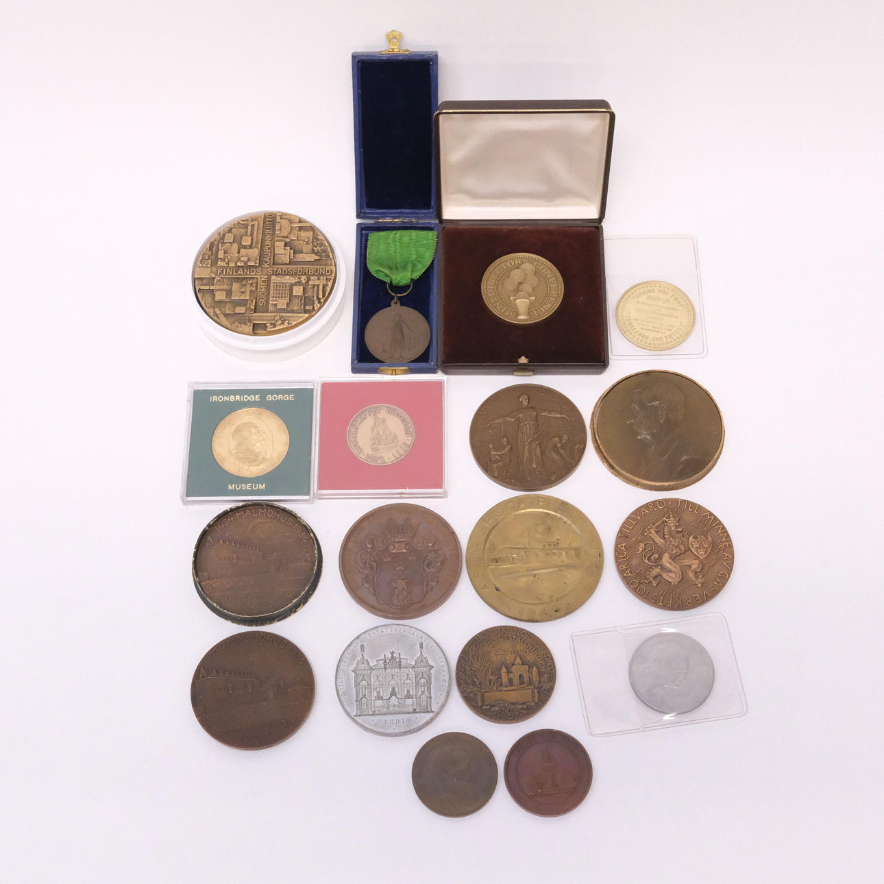SAMLING MINNESMYNT OCH MINNESMEDALJER.
