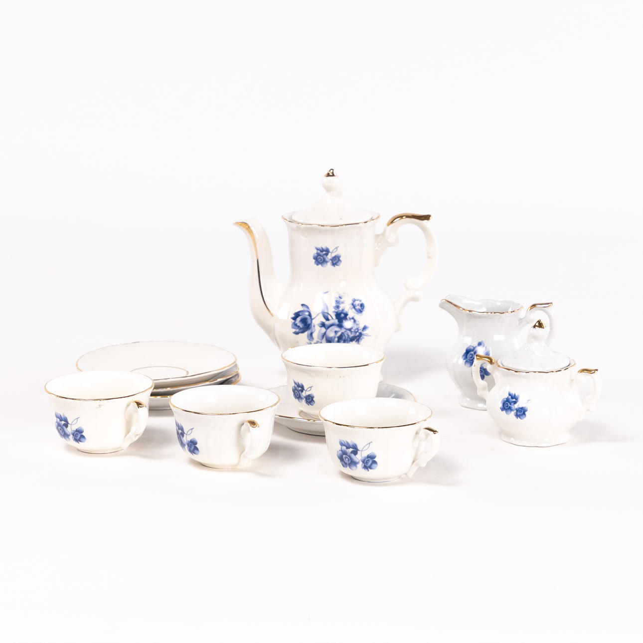 DOLL'S TEA SET, 11 pieces.