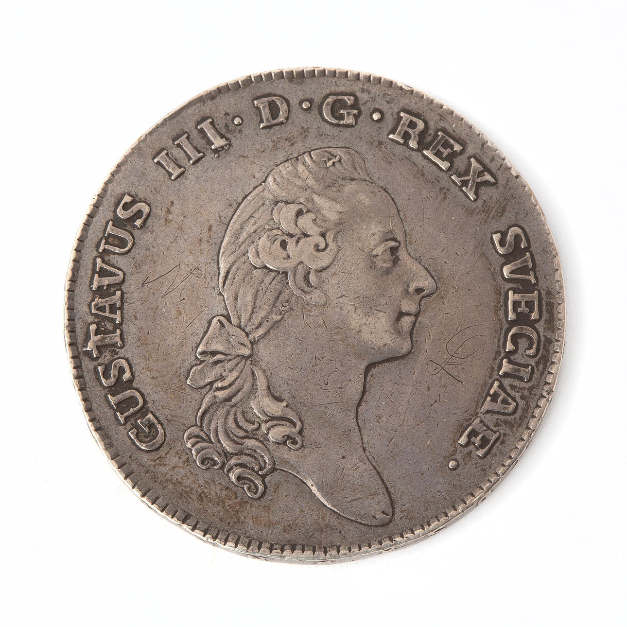 MYNT, Gustav III, silver, 1 riksdaler, 1782.