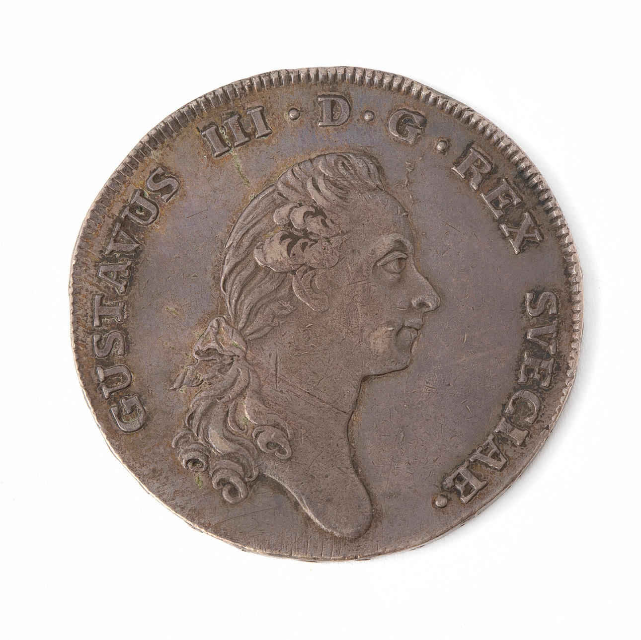 MYNT, Gustav III, silver, 1 riksdaler, 1776.