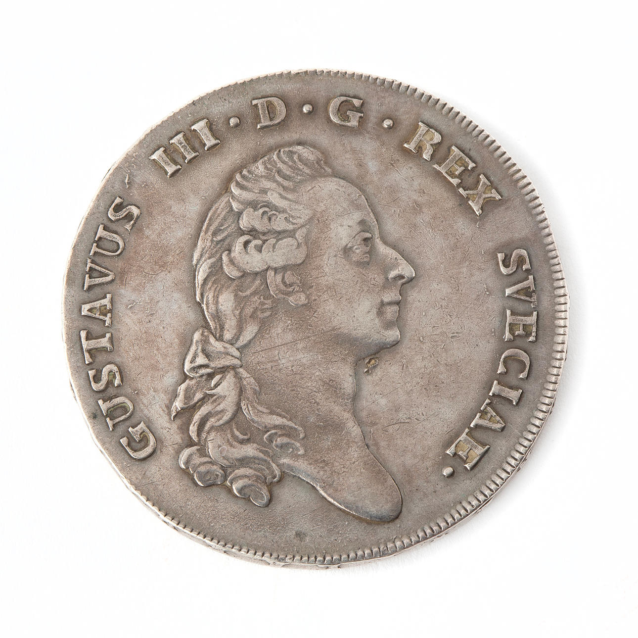 MYNT, Gustav III, silver, 1 riksdaler, 1775.