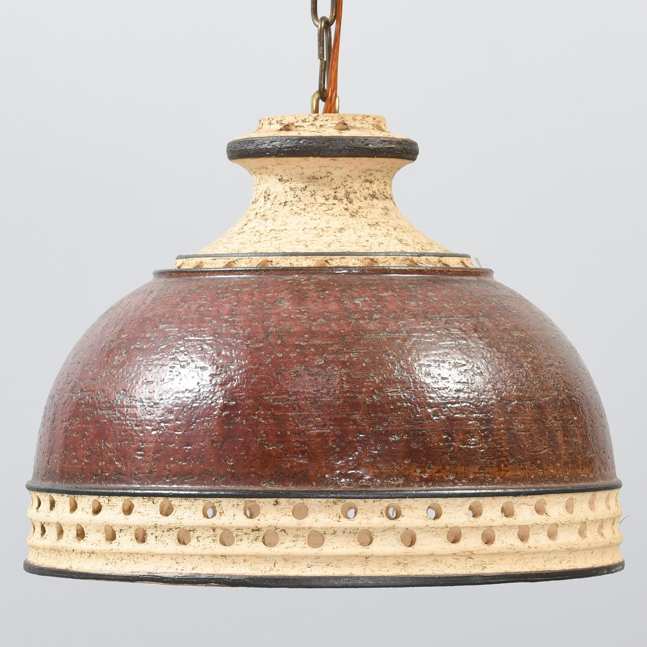 STONEWARE LAMP Haslev, Denmark, 1970s.