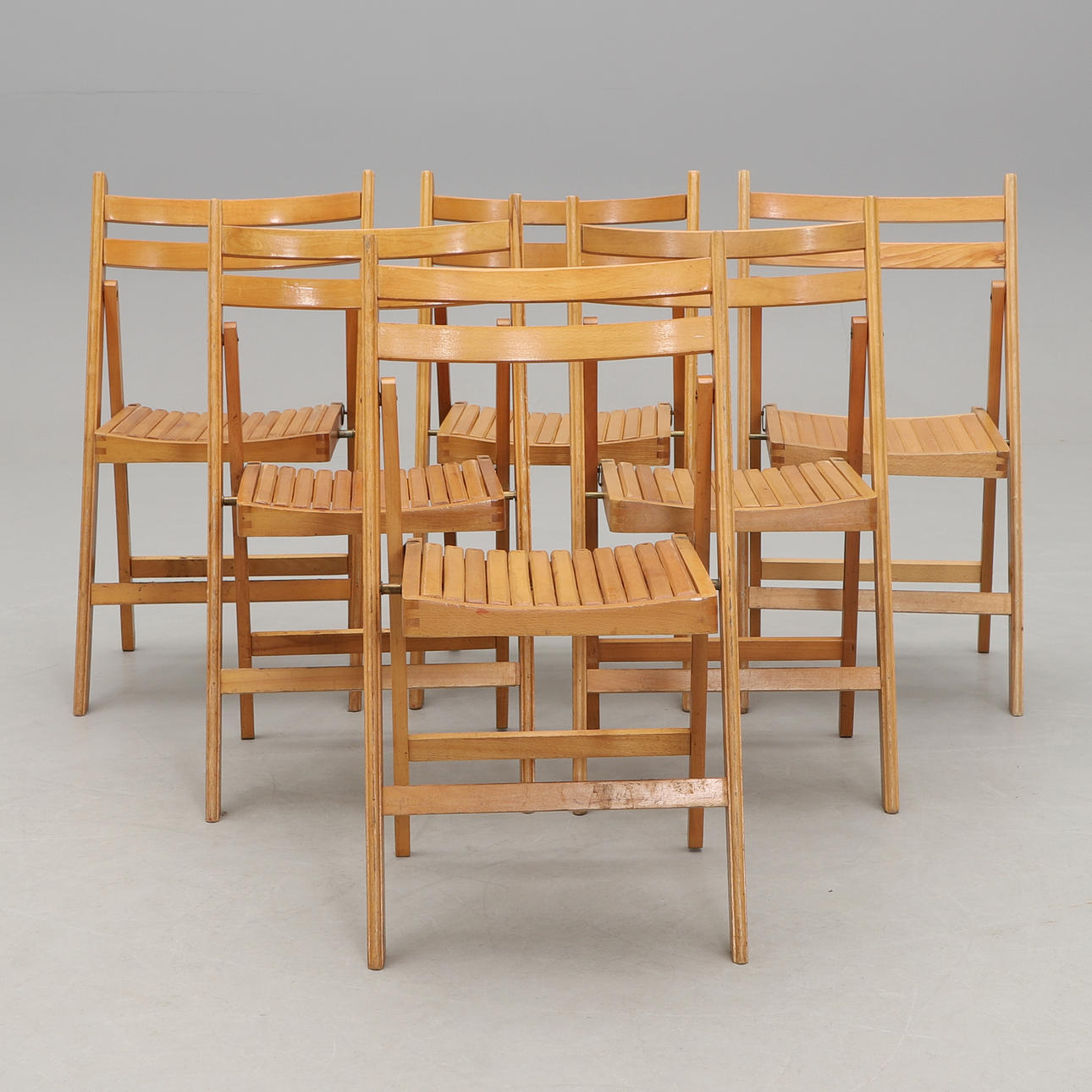 KLAPPSTOLAR, 6 st, 1950/60-tal.