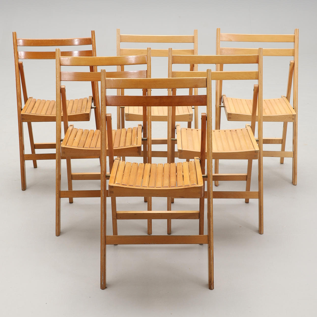 KLAPPSTOLAR, 6 st, 1950/60-tal.