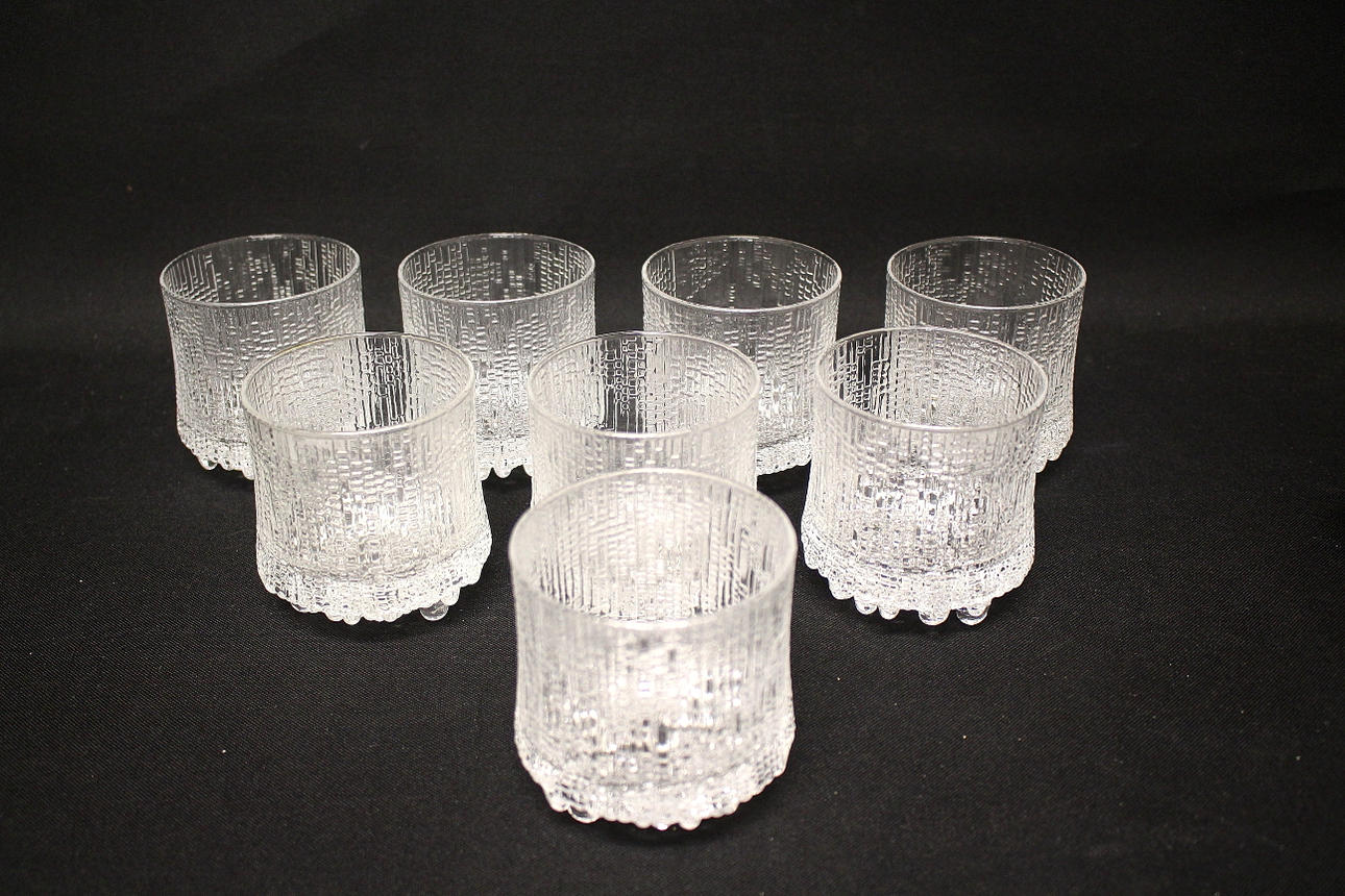 TAPIO WIRKKALA. Ultima Thule On the rocks whiskeyglas, 8 st.