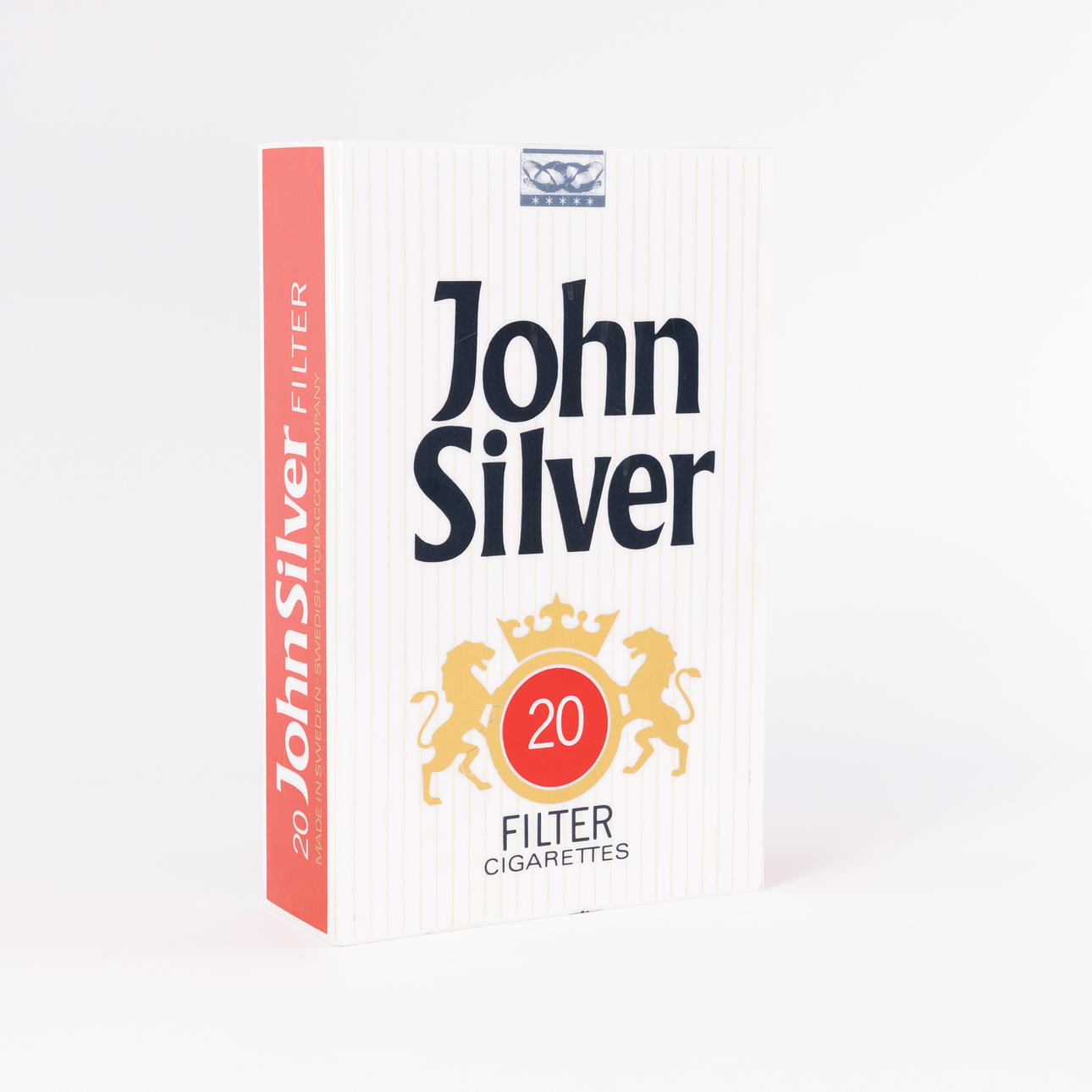 REKLAMSKYLT. John Silver, plast.